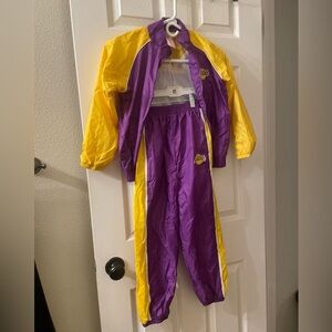 NBA Purple and Yellow Athletic Jacket